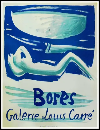 海报 Bores - FRANCISCO BORES - GALERIE LOUIS CARRÉ
