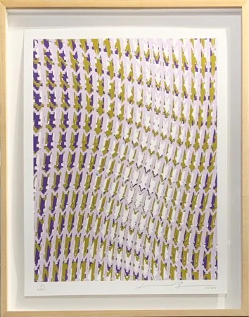 丝网印刷 Borofsky - Human Structures and the Light of Consciousness for Obama from the Artists for Obama Portfolio