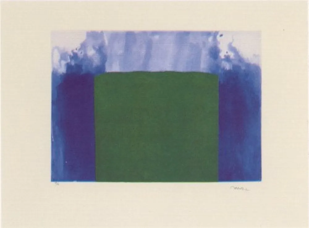 版画 Borrell Palazón - Etching with collage