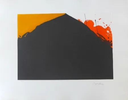 版画 Borrell Palazón - Records de paisatge 1