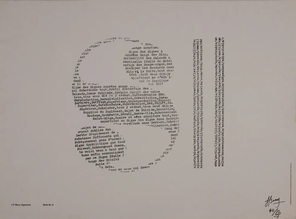 丝网印刷 Bory - Agentzia, Blatt-nr. 3