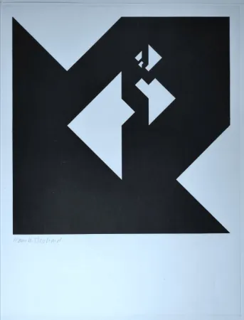 木刻 Bosshard - 1961 zwölf variationen über ein würfelthema - 1962 zwölf typografische konstellationen.