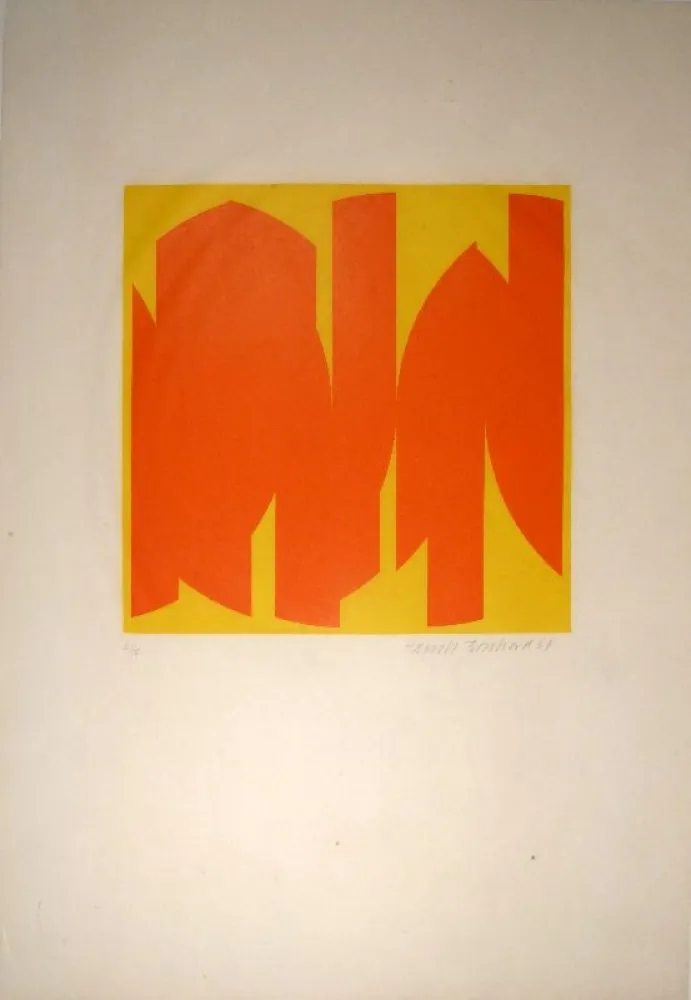 木刻 Bosshard - Sechs Variationen über ein Kreisthema. 