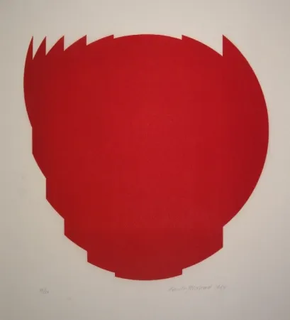 木刻 Bosshard - Zerlegung eines Kreises in 9 Teile