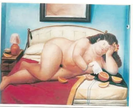 胶版印刷 Botero - Desnudo