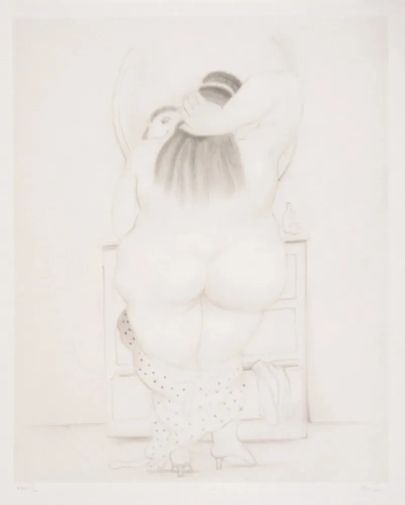 胶版印刷 Botero - Dessins et Aquarelles: one plate