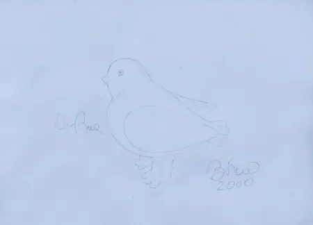 丝网印刷 Botero - Paloma, 2000