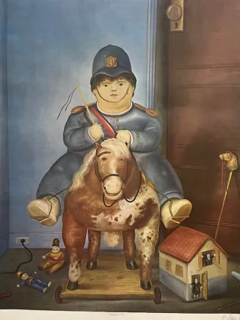 石版画 Botero - Pedrito