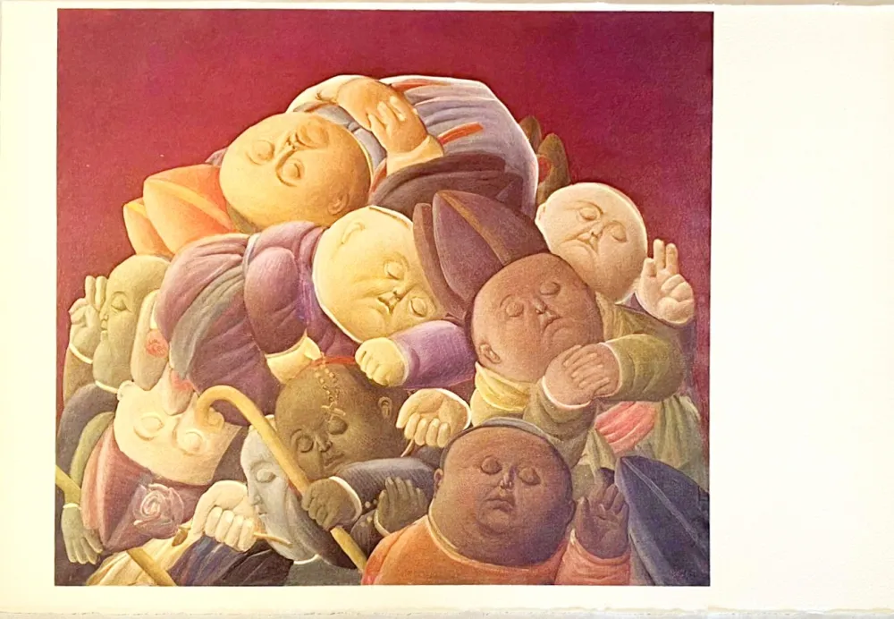 石版画 Botero - Untitled