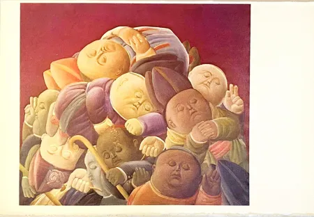 石版画 Botero - Untitled