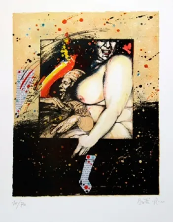 石版画 Botti  - Sans titre