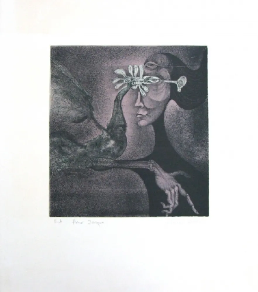 石版画 Bouché - Untitled