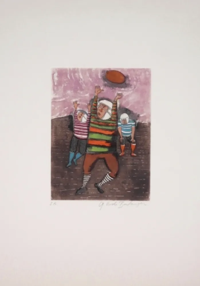 飞尘腐蚀法 Boulanger - Jeu de Ballon