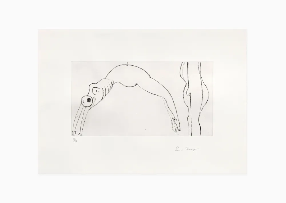 版画 Bourgeois - Arched figure