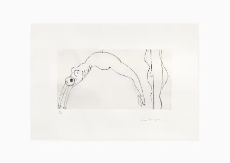 版画 Bourgeois - Arched figure