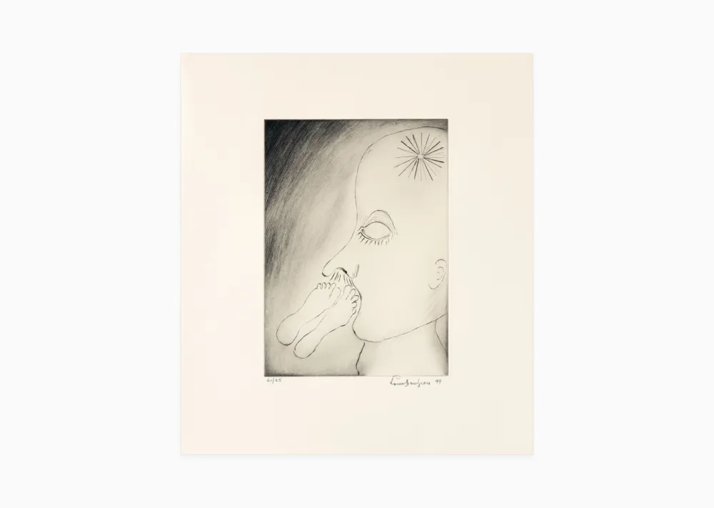 版画 Bourgeois - Smell of the feet (The)