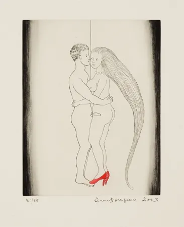 蚀刻飞尘法 Bourgeois - The Couple, from La Réparation