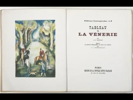 插图书 Boussingault - Tableaux contemporains: Tableau des Courses, de la Boxe, de la Vénérie, de l'Amour Vénal, des Grands Magasins, de la Mode, de l'Au-Delà, du Palais, de la Bourgeoisie.