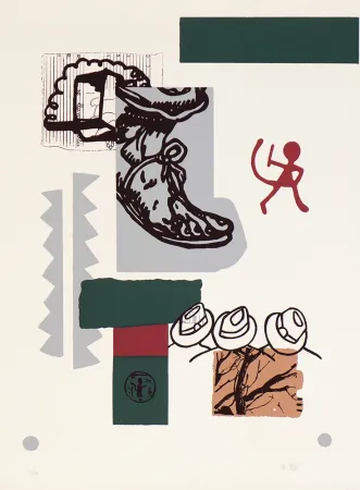 丝网印刷 Bouzo - Comeré un poco sus dedos