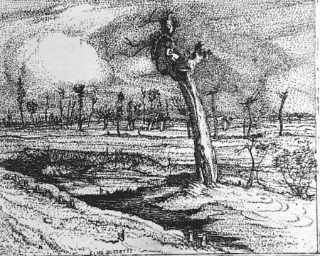 蚀刻版画 Bozzetti - La Gaba scalvata