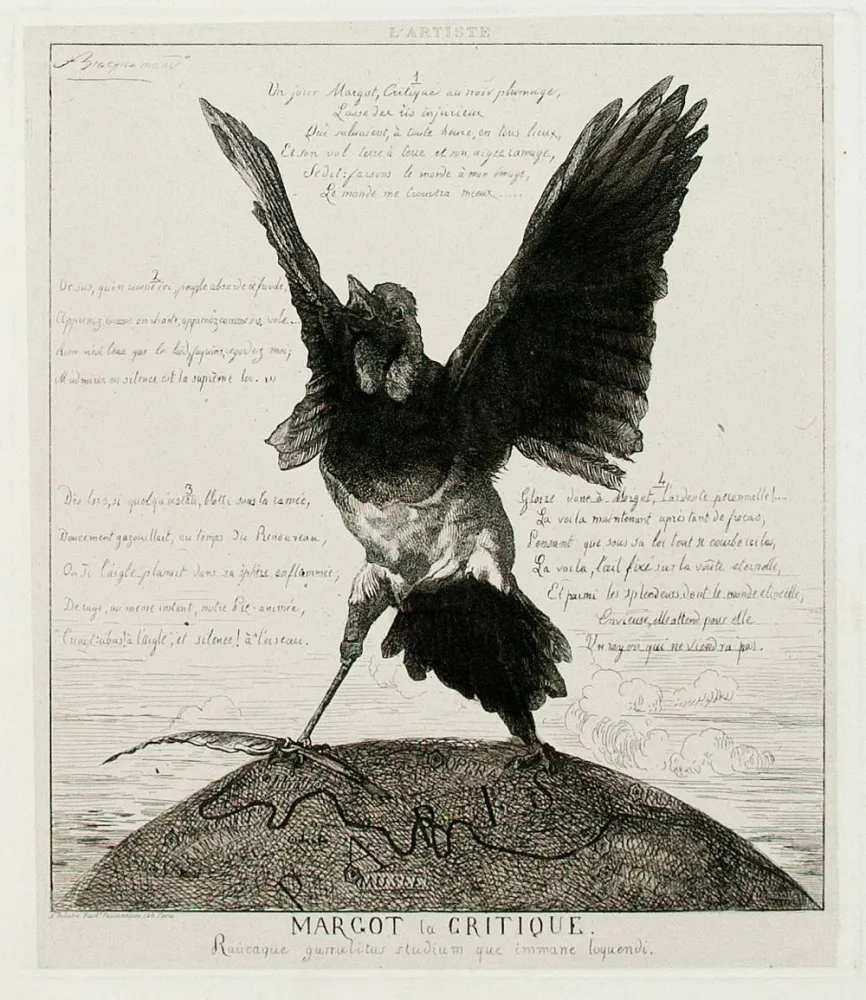 版画 Bracquemond - Margot la critique 