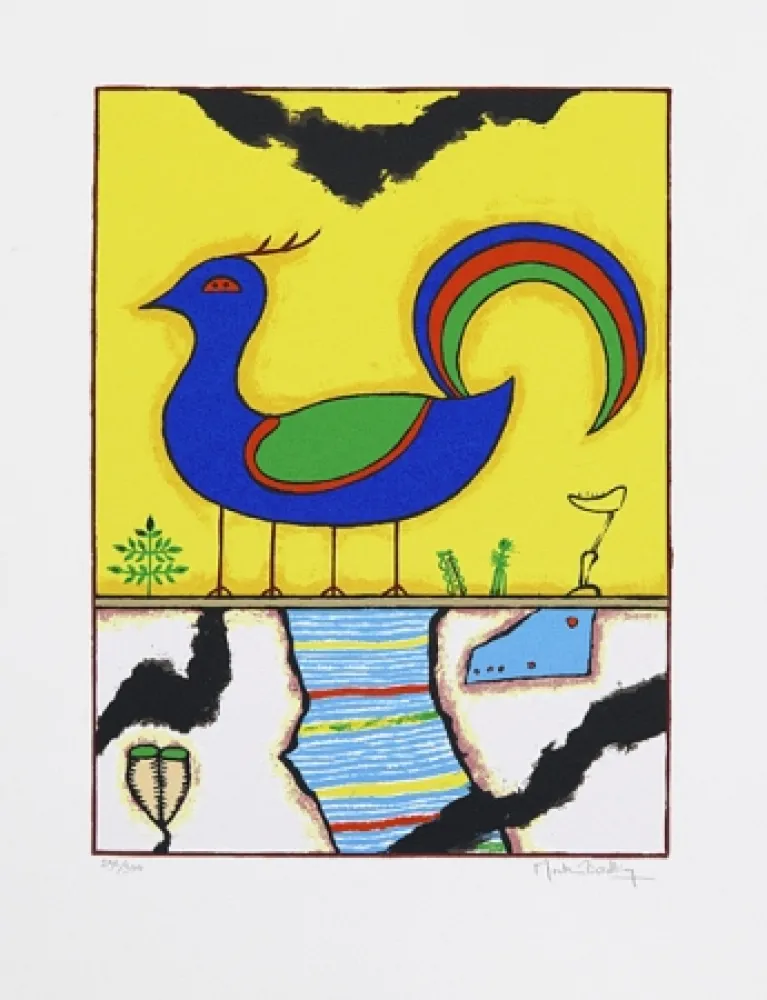 丝网印刷 Bradley - Blue Bird