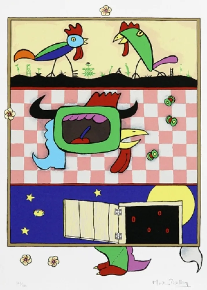 丝网印刷 Bradley - The Chickens