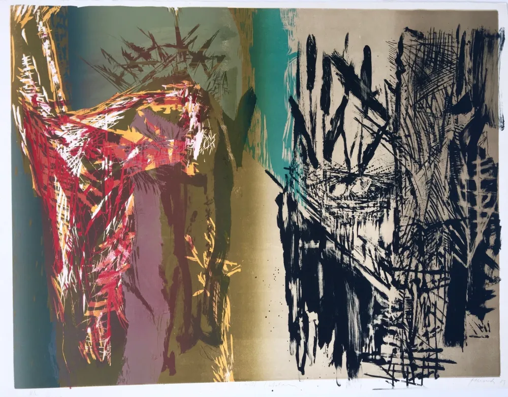 石版画 Brandes - Sans titre