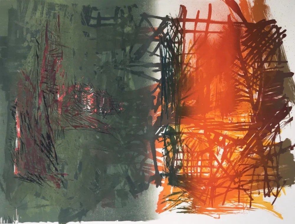 石版画 Brandes - Sans titre