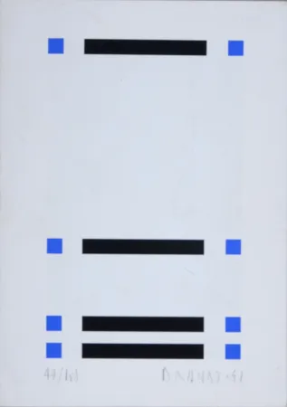 丝网印刷 Brandt - Composition abstraite #6