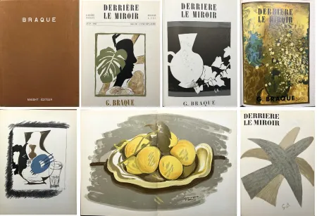 插图书 Braque - 5 DERRIÈRE LE MIROIR BRAQUE. 12 LITHOGRAPHIES (1947-1956)