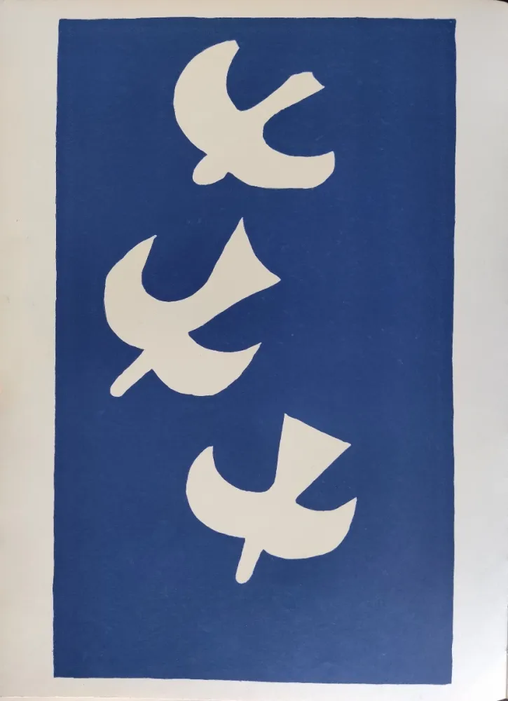 石版画 Braque (After) - Carnets intimes de Braque II