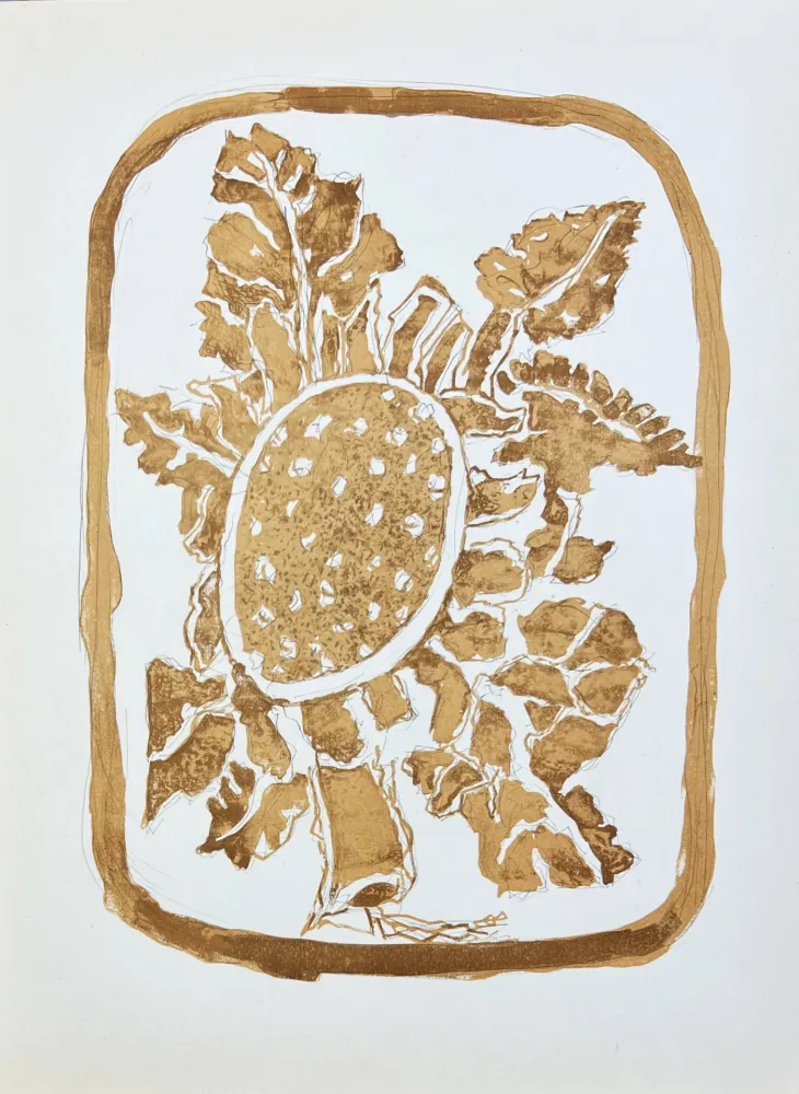 石版画 Braque (After) - Carnets intimes de Braque IX