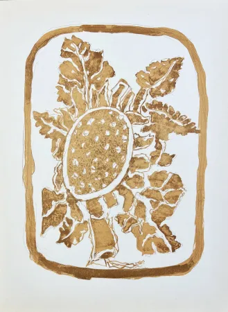 石版画 Braque (After) - Carnets intimes de Braque IX