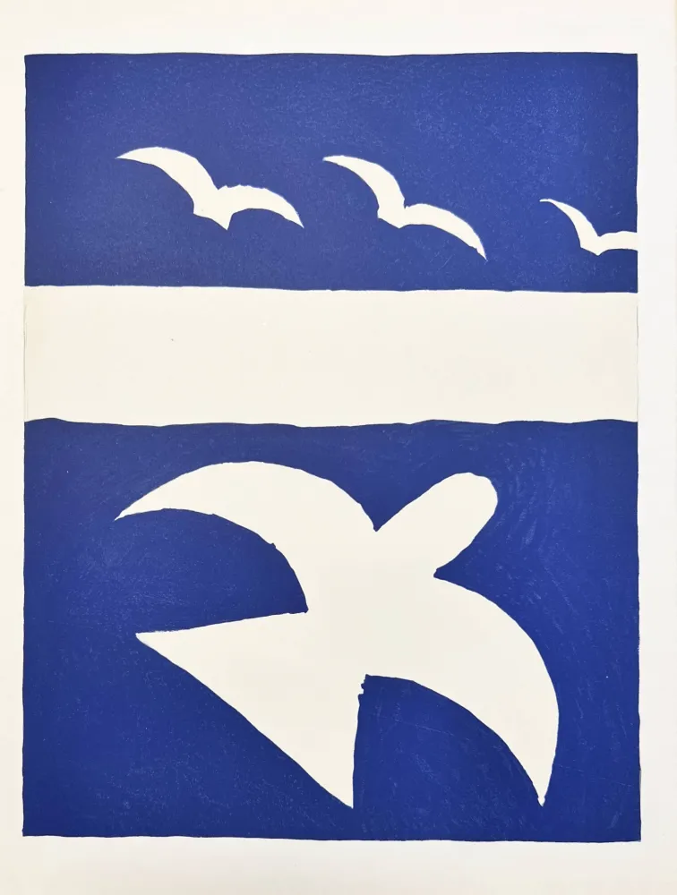 石版画 Braque (After) - Carnets intimes de Braque VI