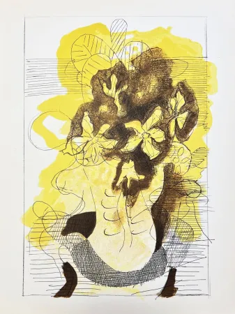 石版画 Braque (After) - Carnets intimes de Braque VII