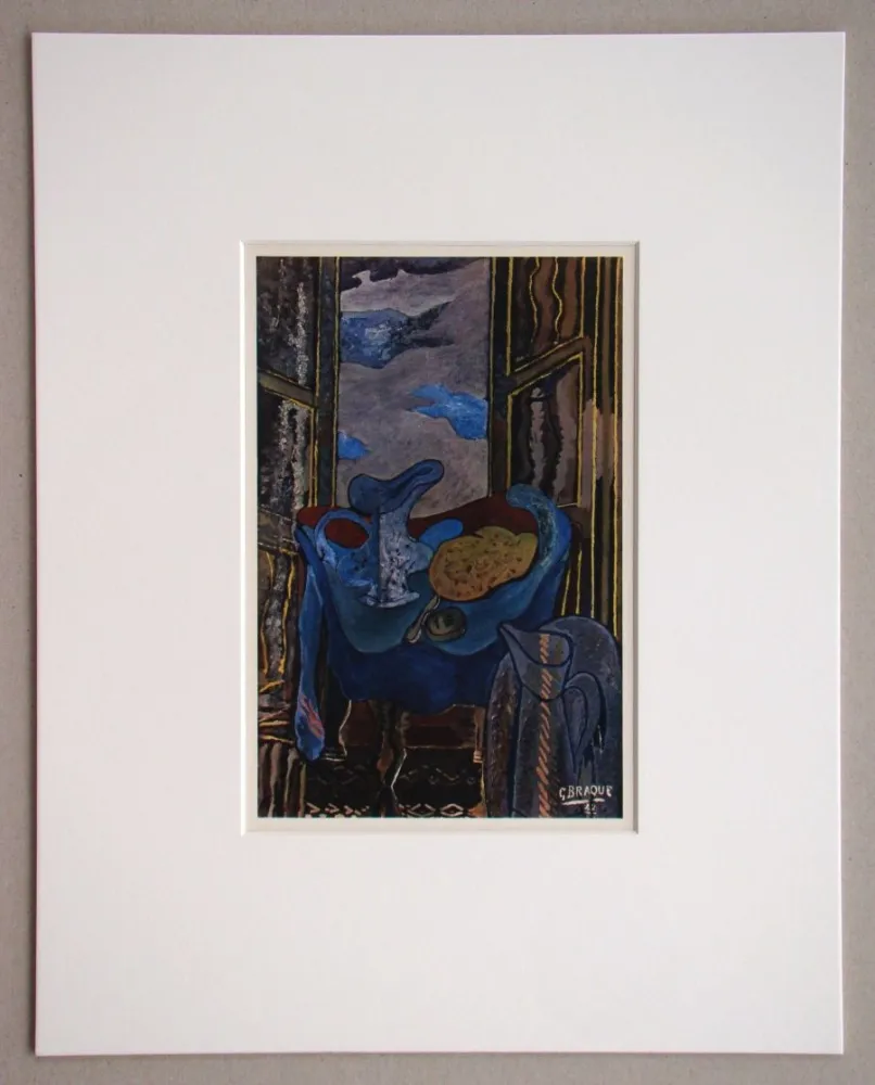 照相凹版 Braque (After) - La toilette devant la fenêtre, 1942