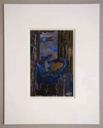 照相凹版 Braque (After) - La toilette devant la fenêtre, 1942