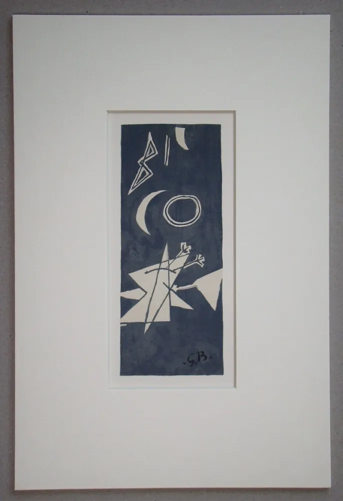石版画 Braque (After) - Nocturne