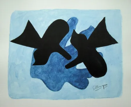 石版画 Braque (After) - Pélias et Nélée