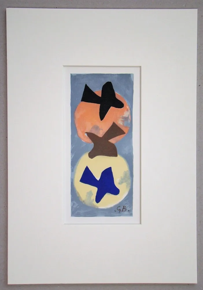 石版画 Braque (After) - Soleil et Lune I.