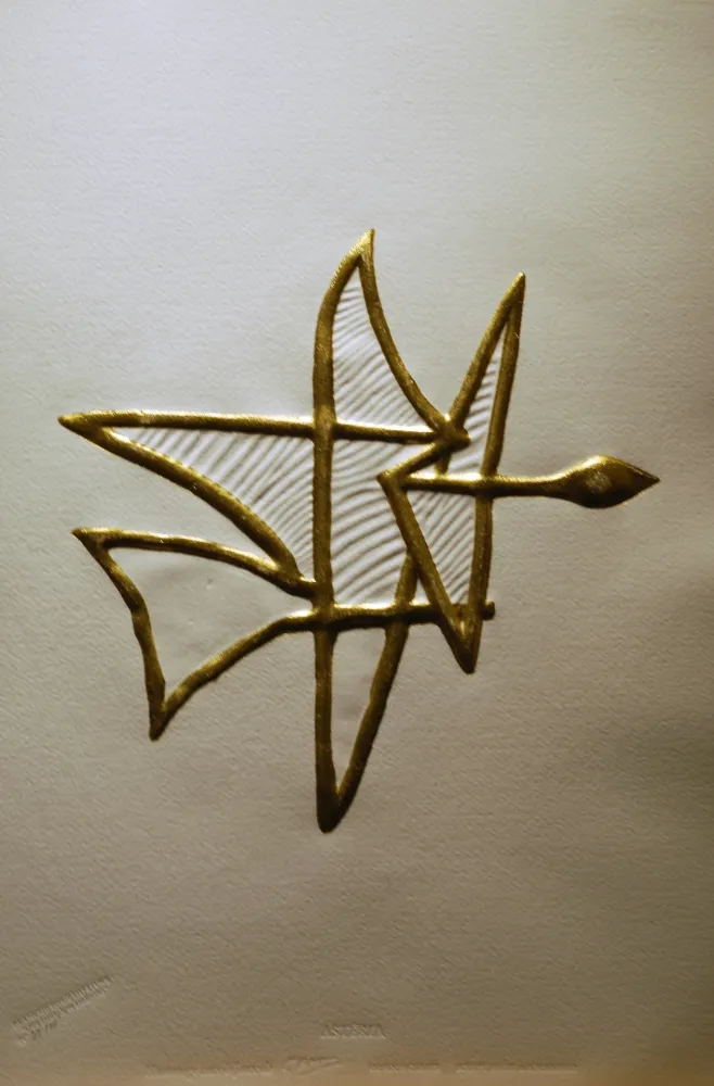 版画 Braque - Astéria, ca.