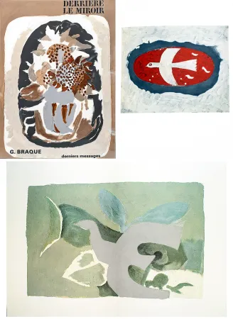 插图书 Braque - BRAQUE, derniers messages. Derrière le Miroir n° 166 . Juin 1967.