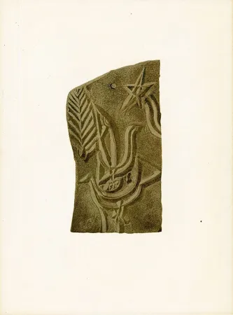石版画 Braque - Bronze