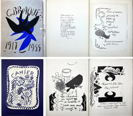 插图书 Braque - CAHIER DE GEORGES BRAQUE 1917-1947 et 1947-1955 (supplément)