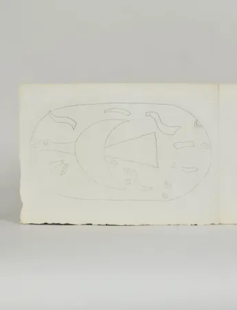 版画 Braque - Chants de Milarepa