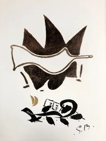 石版画 Braque - Composition