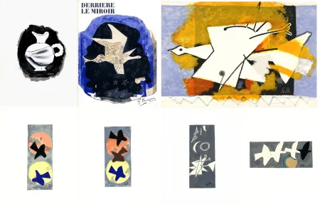 插图书 Braque - DERRIÈRE LE MIROIR N° 115. BRAQUE. 9 lithographies couleurs (1959)