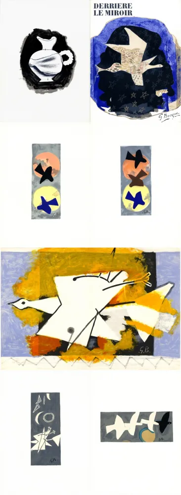 插图书 Braque - DERRIÈRE LE MIROIR N° 115. BRAQUE. Juin-Juillet 1959.