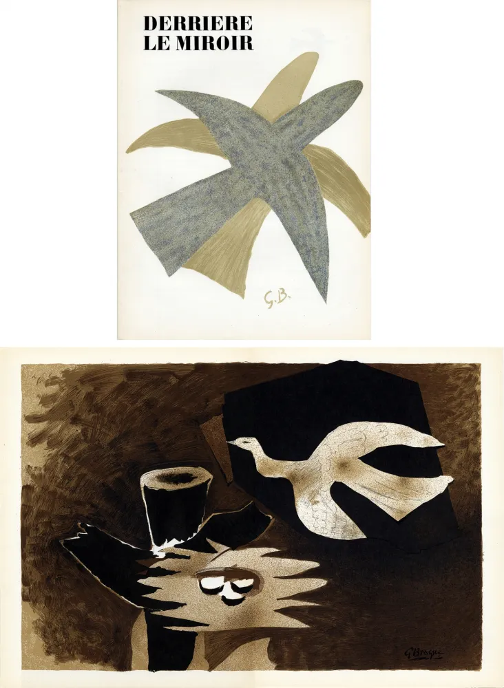 插图书 Braque - DERRIÈRE LE MIROIR N° 85-86. BRAQUE. Avril-mai 1956.